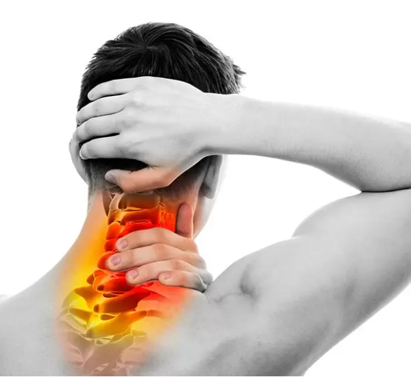 Reducerea durerii prin terapia laser la coloana cervicala.
